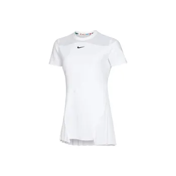 Nike Women's Court Dri FIT Slam Tennis Dress White