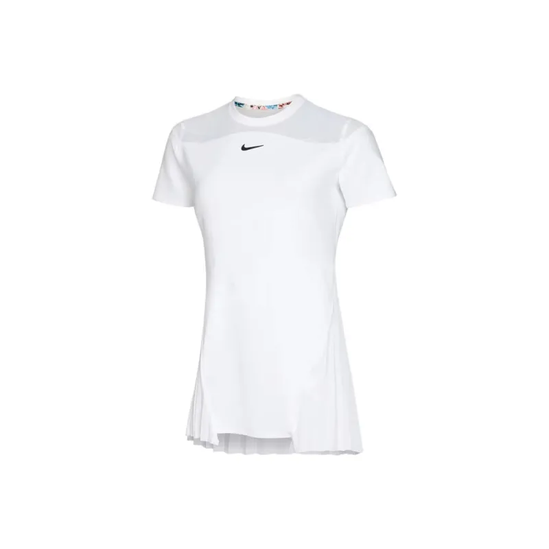 Nike Women's Court Dri FIT Slam Tennis Dress White-0