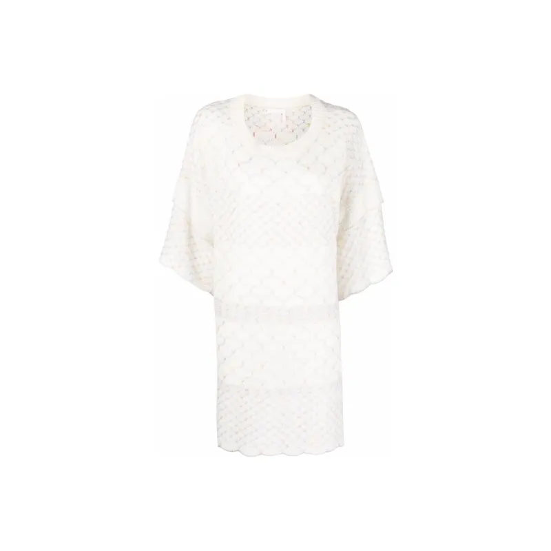See By Chloe Long Sleeved Dress Women's White-0