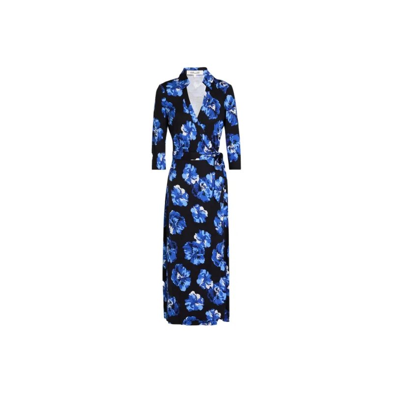 DVF Diane Von Furstenberg Short-Sleeved Dresses Women's Blue-0