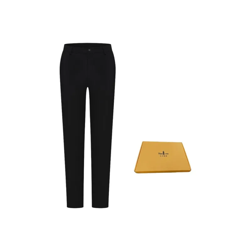 Biyin Leufen Casual Pants Men's Black-5