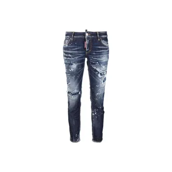 DSQUARED 2 Distressed Straight leg Jeans