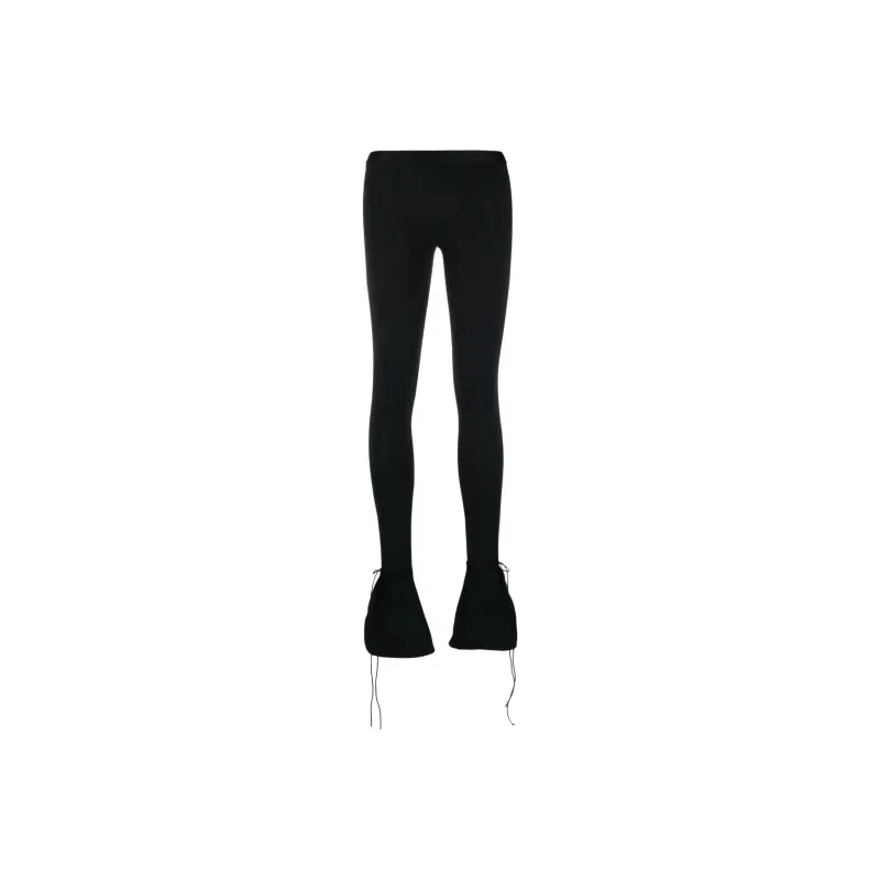 Nensi Dojaka Split hem Flared Leggings-0
