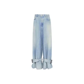 JW Anderson Buckled Cuff Denim Jeans