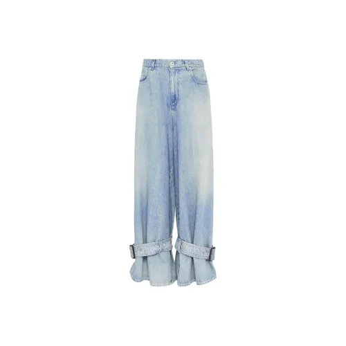 JW Anderson Buckled Cuff Denim Jeans