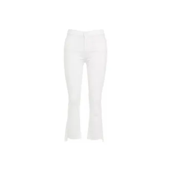 MOTHER The Insider Frayed Edge Cropped Trousers