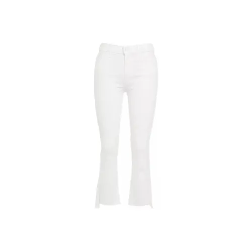 MOTHER The Insider Frayed Edge Cropped Trousers