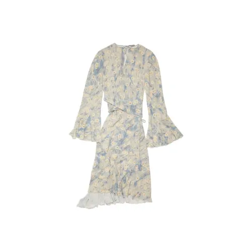 Acne Studios Long Sleeved Dresses Women's Blue