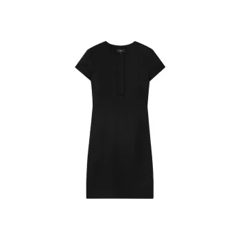 THEORY Short-Sleeved Dresses Women's Black