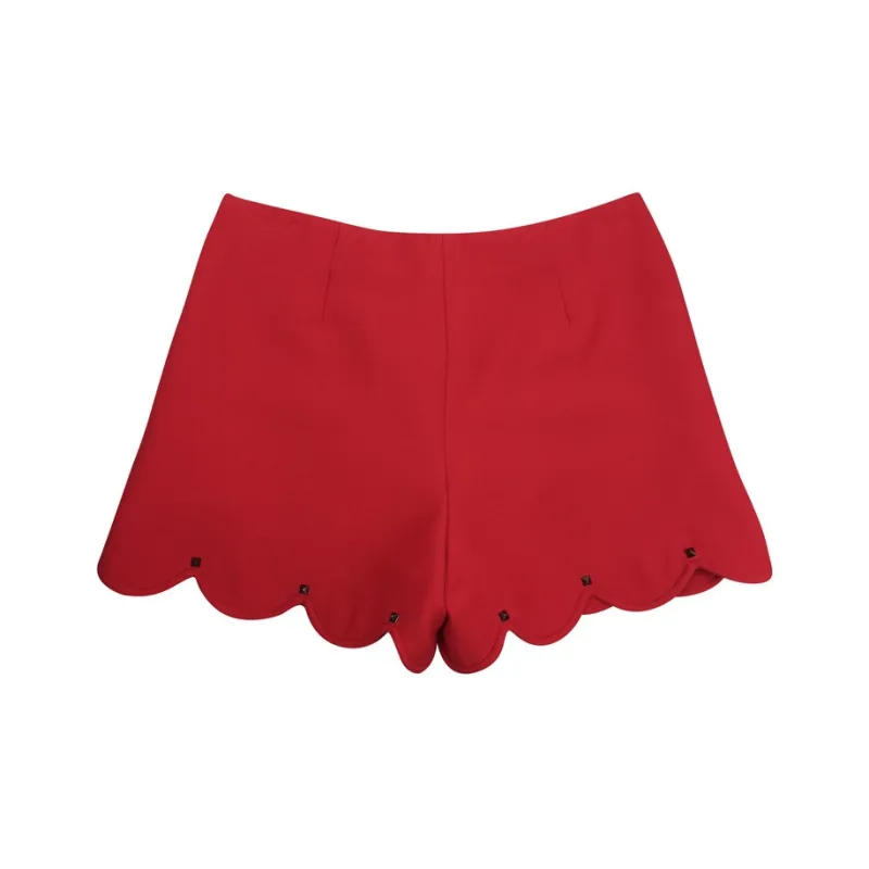 Valentino Casual Shorts Women's Red-0