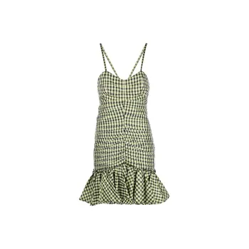 PHILOSOPHY DI LORENZO SERAFINI Vichy Taffeta Mini Dress
