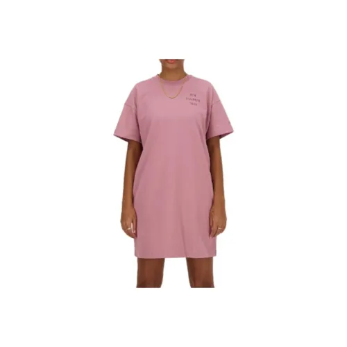 New Balance Short Sleeved Dress Women's Pink