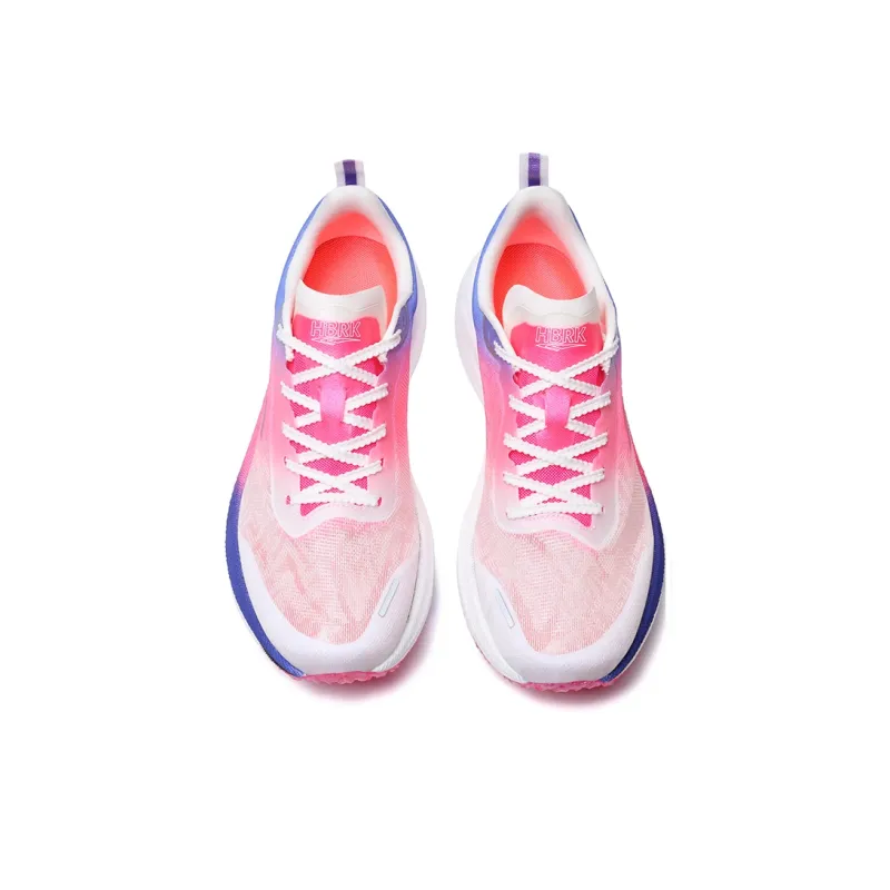 QIUTEXIONG Running Shoes Unisex Low Top White/Purple-4