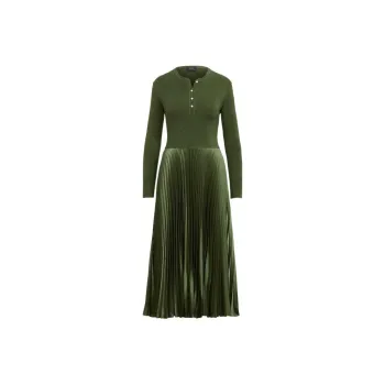 Polo Ralph Lauren Long-Sleeved Dresses Women's Green