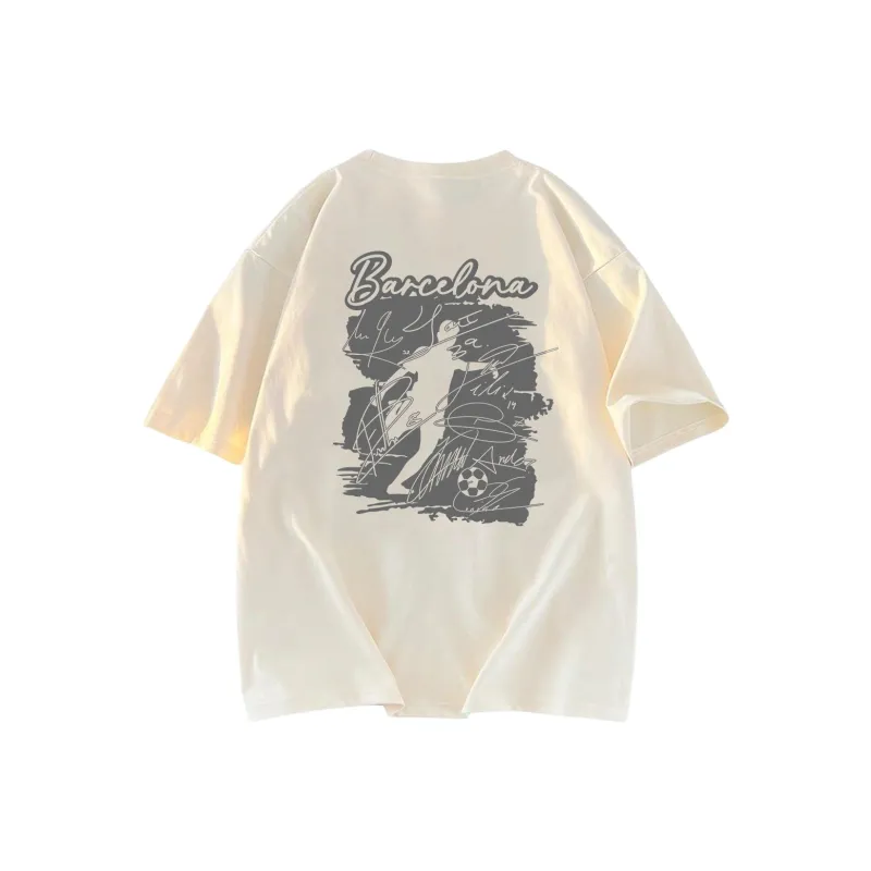 FCB ARCELONA T Shirts Unisex-20