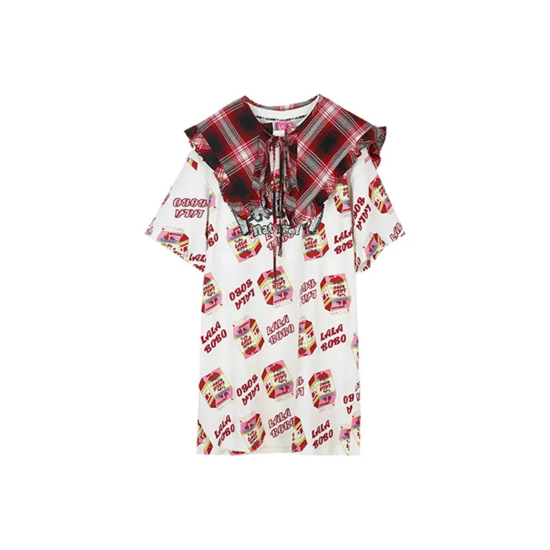 LALABOBO Short-Sleeved Dresses Women's-2