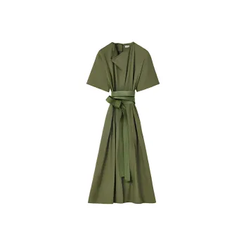 LOEWE Short Sleeved Dresses Women's Green