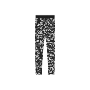 VERSACE Leggings Women's Black