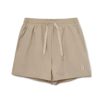 MLB Boston Red Sox Casual Shorts Women's Light Brown