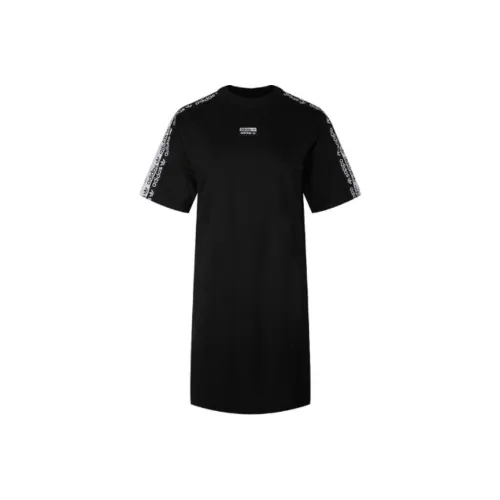 Adidas Originals TEE DRESS Short Sleeved Dresses Women's Black