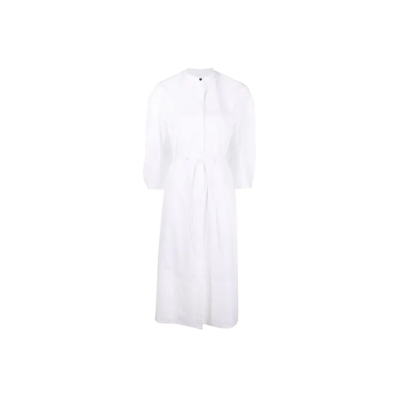 JIL SANDER Long-Sleeved Dresses Women's White-0