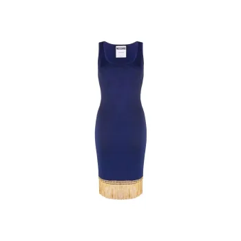MOSCHINO Sleeveless Dresses Women's Blue