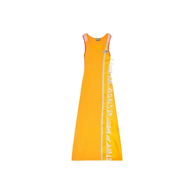 DIESEL Sleeveless Dresses Women's Yellow-0
