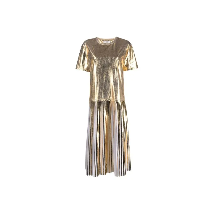 Valentino Short-Sleeved Dresses Women's Yellow-0