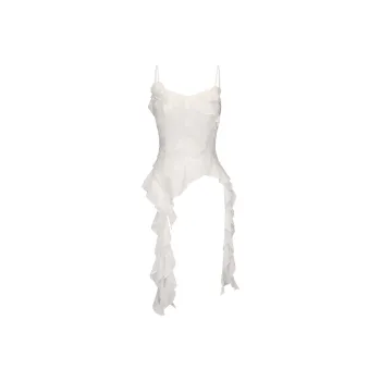 CHIWAWAMEME Camisoles Women's Camellia White