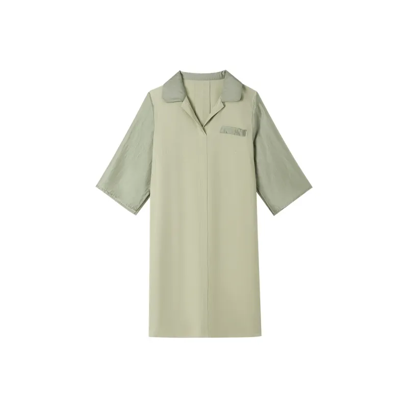 H YXIANG Short Sleeved Dresses Women's-3