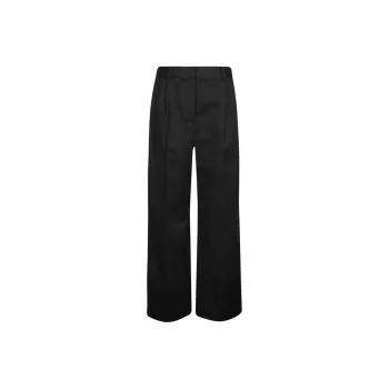 Loulou De Saison Idai High waisted Twill weave Palazzo Pants