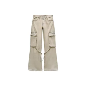ZARA Jeans Women's Light Gray