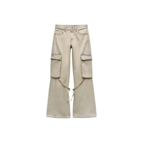 ZARA Jeans Women's Light Gray
