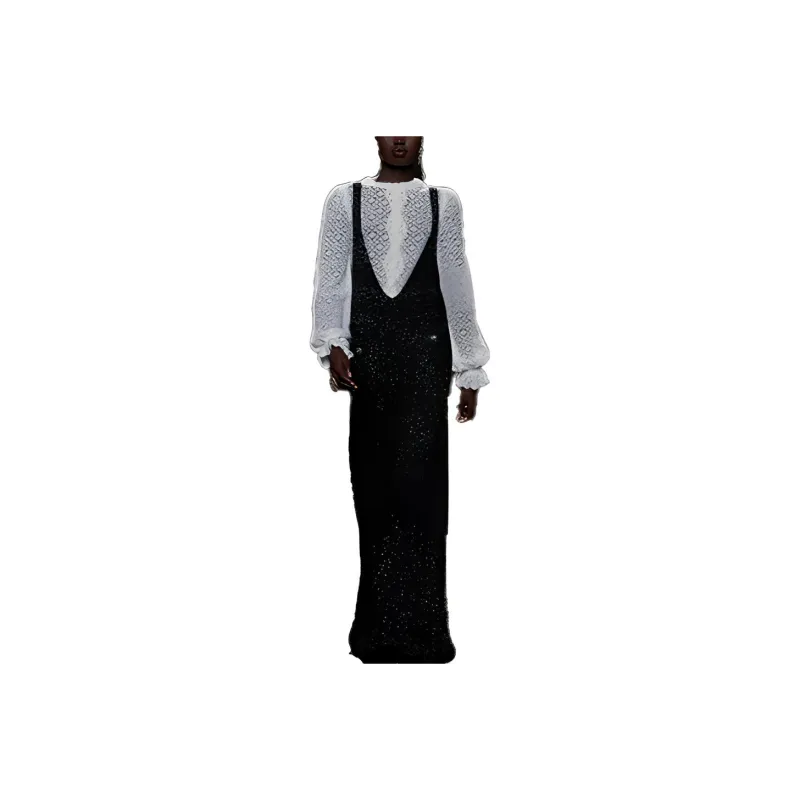 CHANEL Jumpsuits Women's Black-0