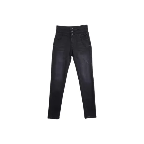 A21 Jeans Women's Black Gray