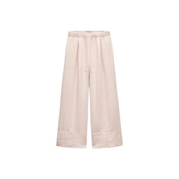 ZARA ZW Series Casual Pants Women's Pink