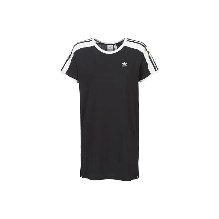 Adidas Originals Short Sleeved Dresses Women's Black-0
