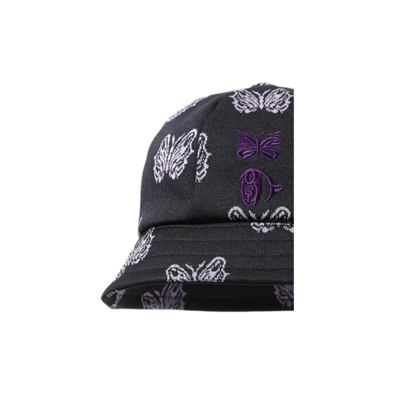 Needles Polyester Bucket Hats Unisex Black-1