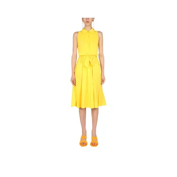 MOSCHINO Sleeveless Dresses Women's Yellow