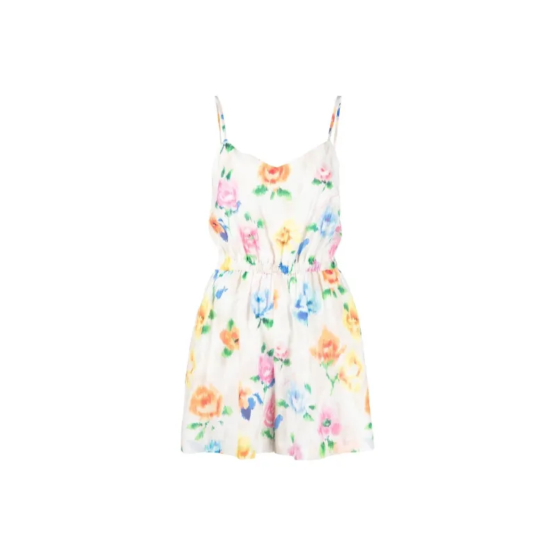 MOSCHINO Floral Printed Flared Mini Dress-0