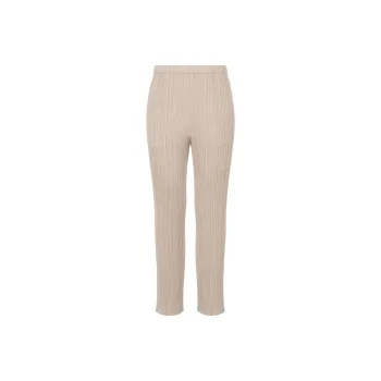 ISSEY MIYAKE Casual Pants Women's Taupe