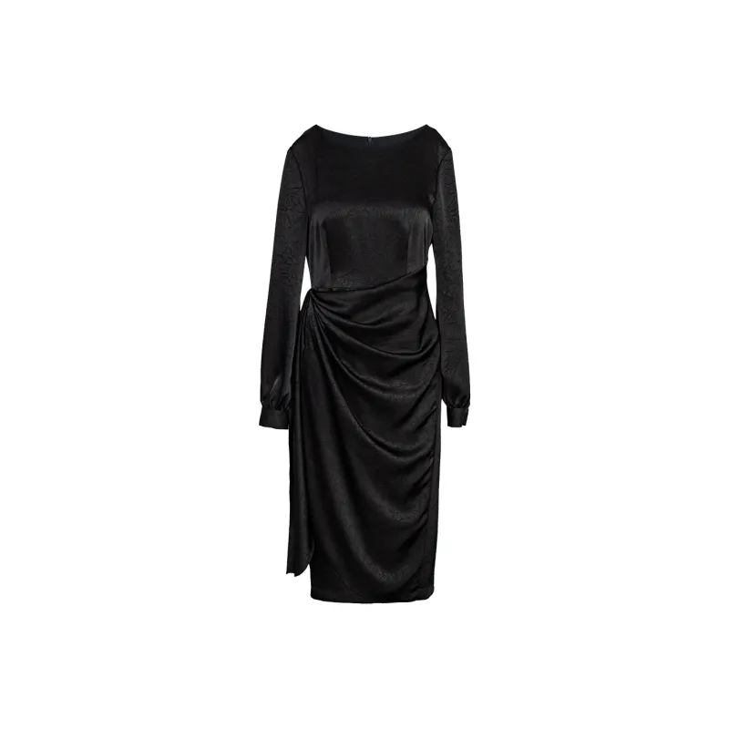 ROEYSHOUSE Long-Sleeved Dresses Women's Black-0