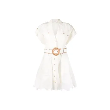 Zimmermann Short-Sleeved Dresses Women's White