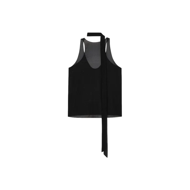 MO&CO Tank Tops Women's Black-1