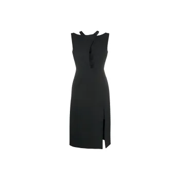 GUCCI Logo plaque Midi Dress