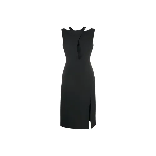 GUCCI Logo plaque Midi Dress