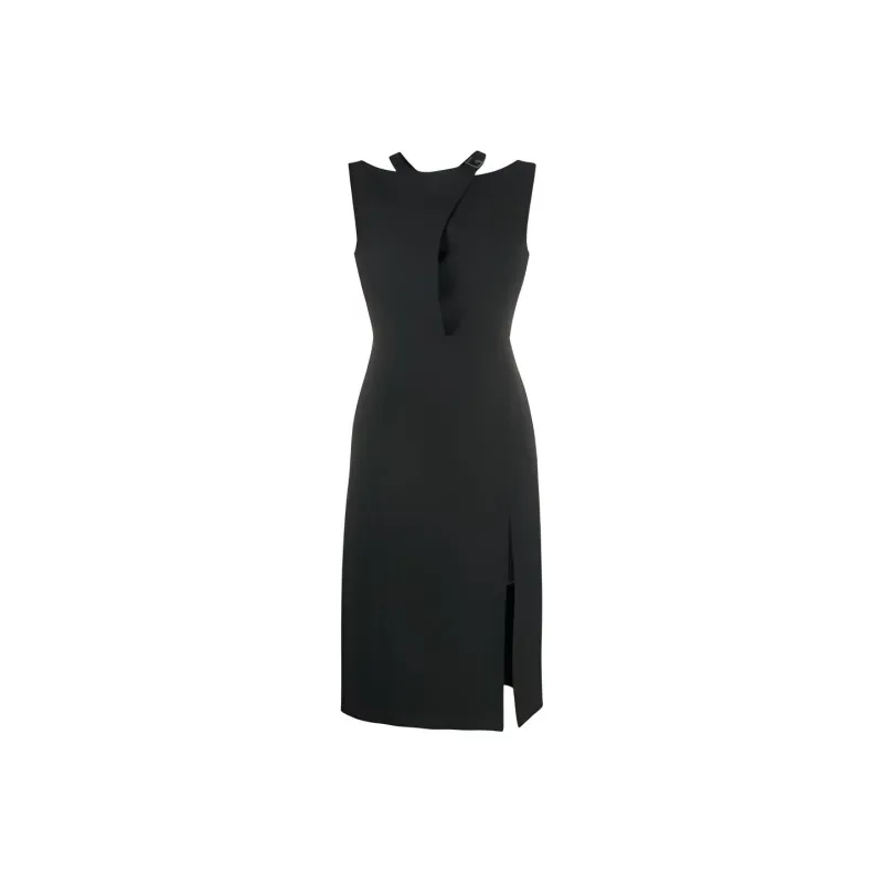 GUCCI Logo plaque Midi Dress-0