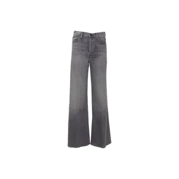 MOTHER Mid Rise Wide Leg Jeans