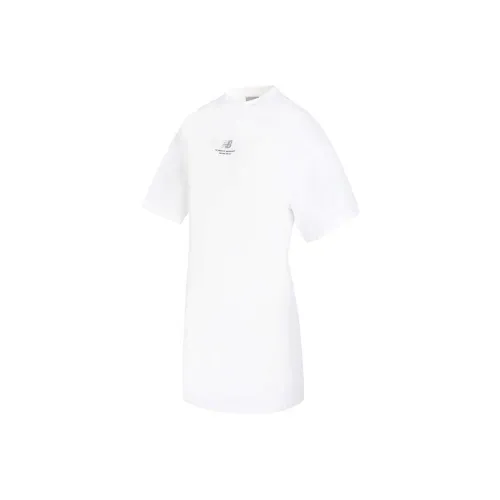 New Balance Short-Sleeved Dresses Women's White