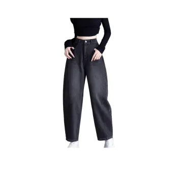 You Cow Me Pants Jeans Women's Charcoal Gray